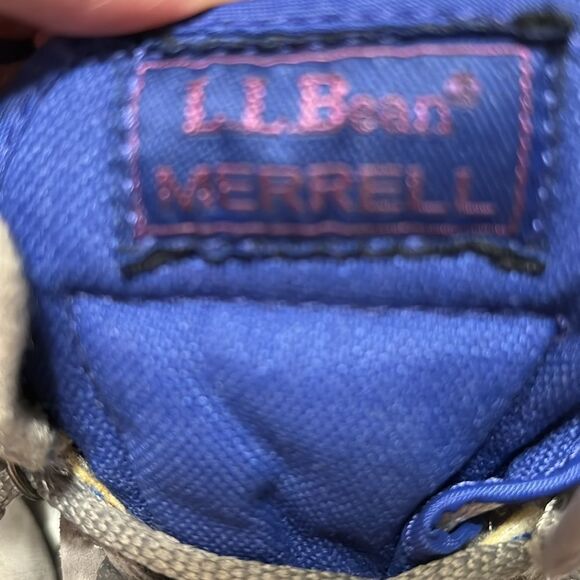 L.L.Bean Size 8.5 Merrill Air Cushion sneakers  gray & blue - Picture 6 of 8